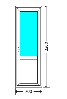 Балконный блок: дверь - Exprof XS-358 Наро-Фоминск