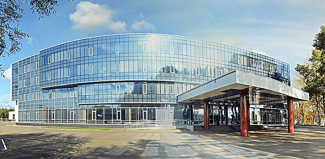 панорамные фасады учебно-тренировочного центра Наро-Фоминск