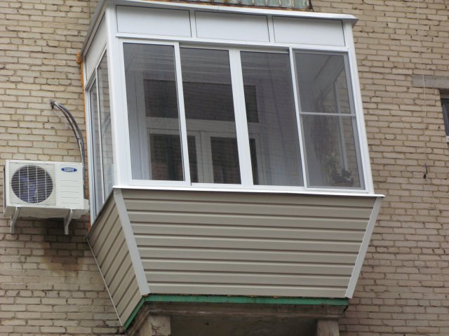 Остекление балконов в хрущевке с выносом по цене от производителя Наро-Фоминск