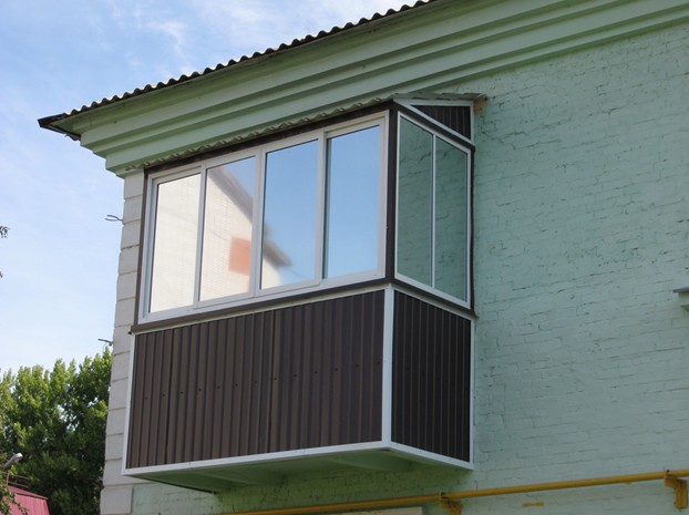 Легкое облегченное остекление балкона Наро-Фоминск