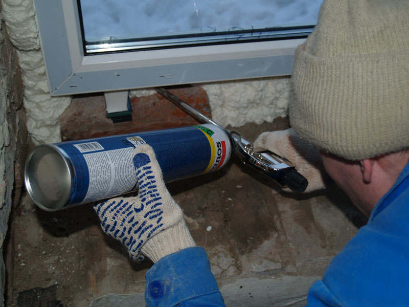 Пластиковые окна: заделать швы Наро-Фоминск