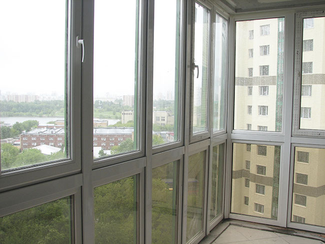 Остекление балкона в пол Наро-Фоминск