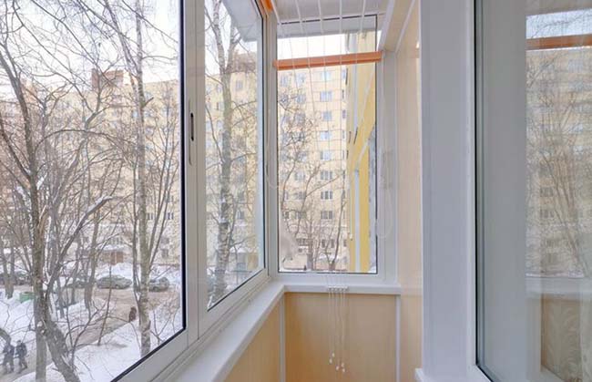 Зимнее остекление лоджии и балкона зимой Наро-Фоминск